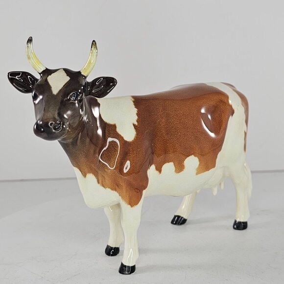 Beswick Cattle Ayrshire Cow Ch Ickham Bessie 198 #1350 England - Picture 3 of 9